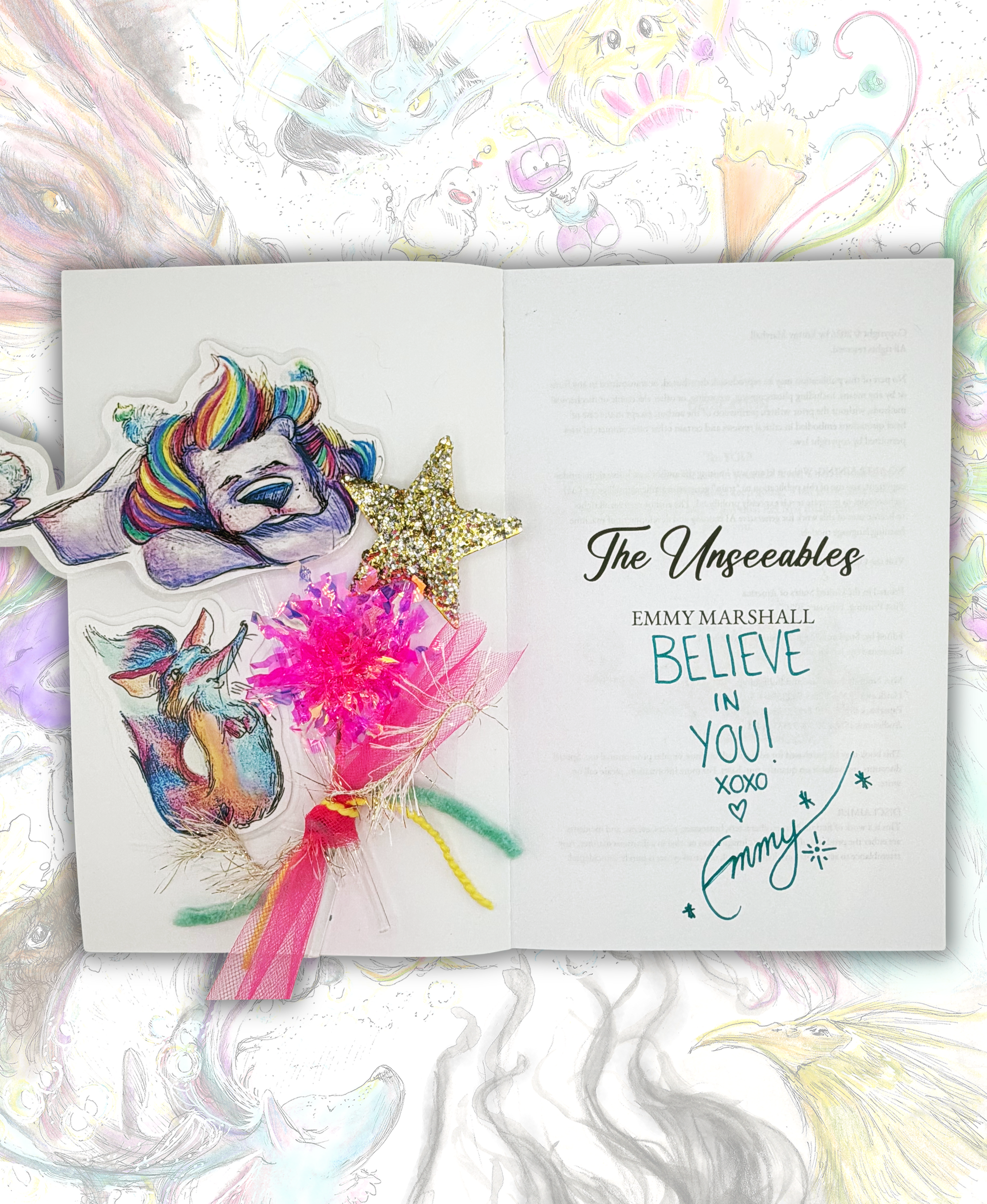 The Unseeables: Penelope's Edition (Author signed and hand decorated)
